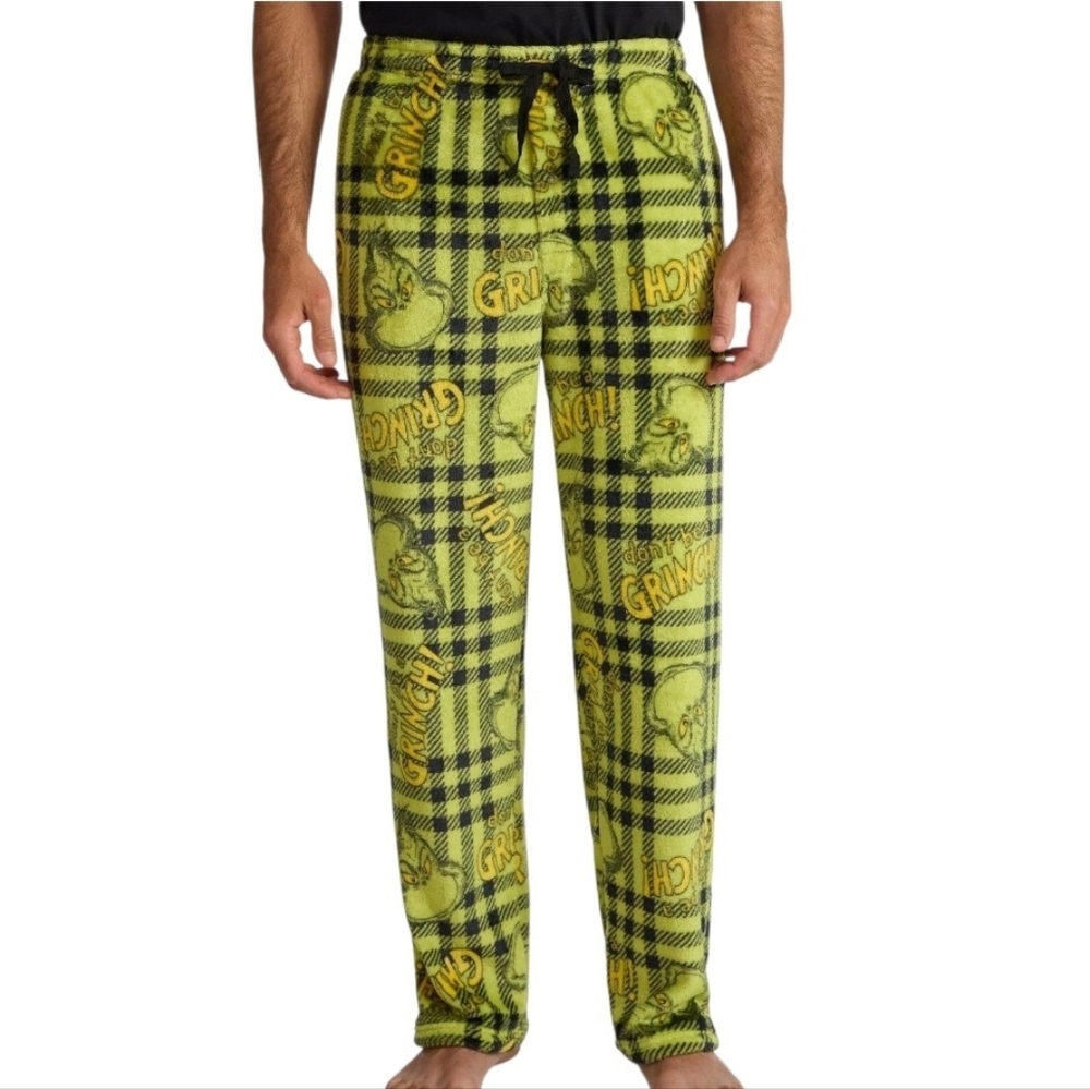The Grinch Dr. Seuss Fleece Pajama Pants sizes Men  XLG